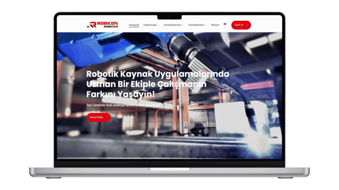 Robicon Robotics Web Sitesi